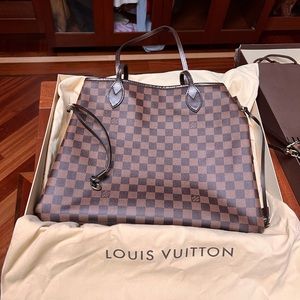 Louis Vuitton GM Damien Neverfull Tote & Small pouch included